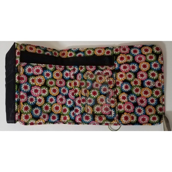 Vera Bradley Euro Wallet Symphony in Hue Tri-fold Style Multicolor Boho NEW - Picture 3 of 5